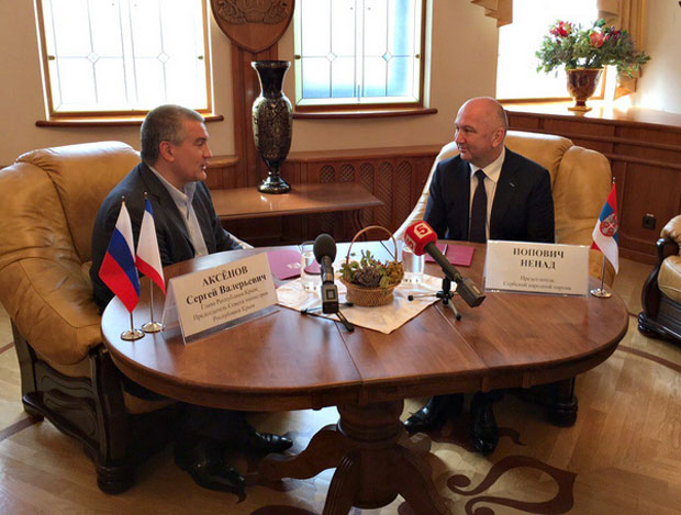 Поповић и Аксијонов: Питање Крима је решено, неопходна интензивнија билатерална сарадња Србије и Крима